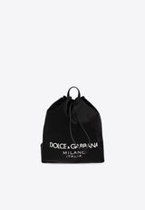 DG Milano Logo Printed Backpack