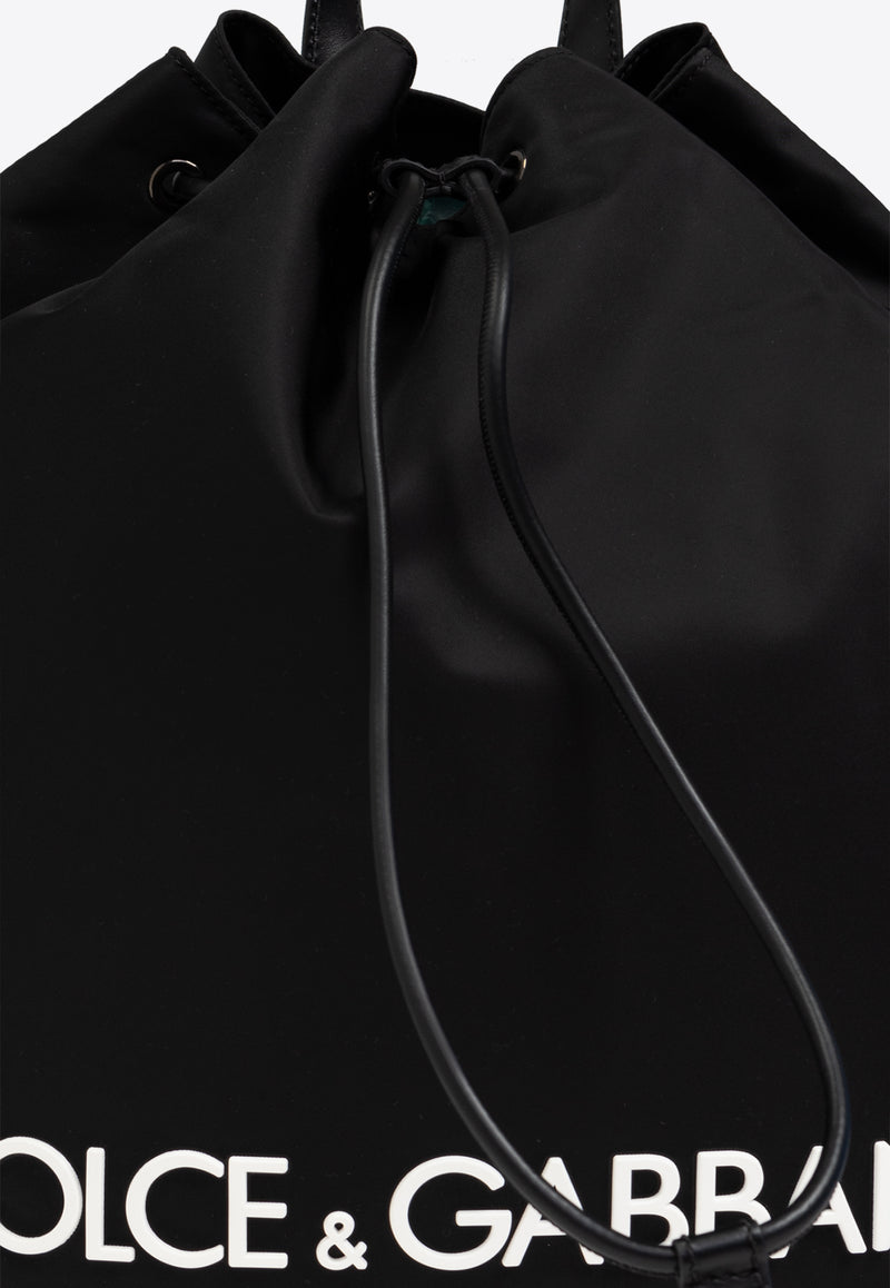 DG Milano Logo Printed Backpack