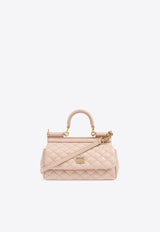 حقيبة يد سيسيلي صغيرة من الجلد المبطن