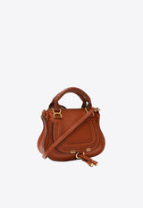 Chloé Mini Marcie Leather Top Handle Bag Brown CHC20SS827 161-25M