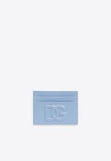 Dolce & Gabbana DG Logo Leather Cardholder Light Blue BI0330 AG081-80789