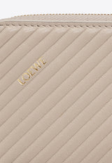 Loewe Knot Zip-Around Wallet Oat CEM1G39X04 0-LIGHT OAT