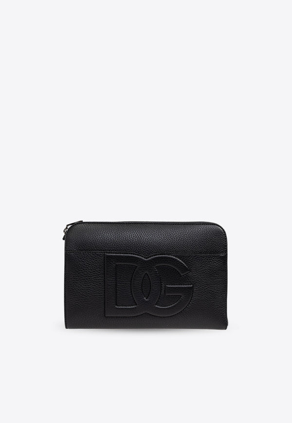 Dolce & Gabbana Medium DG Logo Pouch Black BM2338 A8034-80999