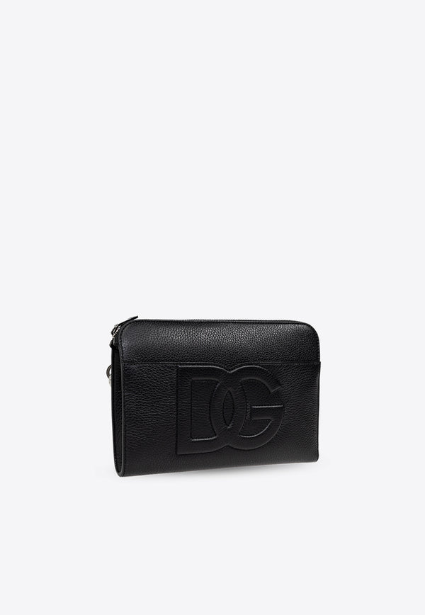 Dolce & Gabbana Medium DG Logo Pouch Black BM2338 A8034-80999