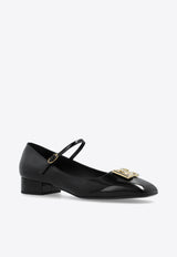 Dolce & Gabbana Jackie 30 Mary-Jane Pumps in Polished Leather Black CD1814 A1037-80999