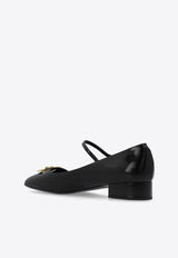 Dolce & Gabbana Jackie 30 Mary-Jane Pumps in Polished Leather Black CD1814 A1037-80999