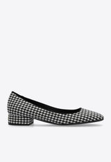 Dolce & Gabbana Jacky 30 Houndstooth Pumps Black CD1873 A9V05-89697