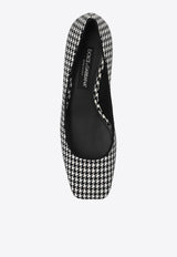 Dolce & Gabbana Jacky 30 Houndstooth Pumps Black CD1873 A9V05-89697