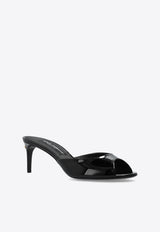 Dolce & Gabbana Keira 60 Patent Leather Mules Black CR1757 A1471-80999