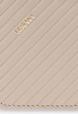 Loewe Knot Leather Cardholder Beige CEM1Z40X04 0-LIGHT OAT