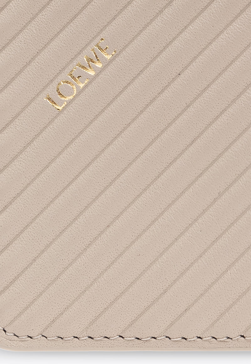 Loewe Knot Leather Cardholder Beige CEM1Z40X04 0-LIGHT OAT