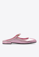 Dolce & Gabbana Nappa Mordore Flat Mules Pink CI0174 A1016-8B404