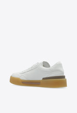 Dolce & Gabbana New Roma Leather Low-Top Sneakers White CS2275 AV363-8B908