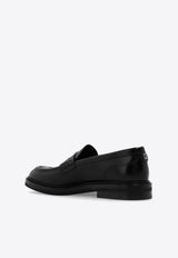 Dolce & Gabbana Calf Leather Penny Loafers Black CM0078 A1203-80999