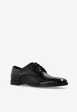 Dolce & Gabbana Raffaello Patent Leather Derby Shoes Black CN0105 A1471-80999