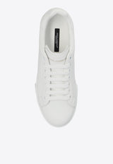 Dolce & Gabbana Portofino Low-Top Leather Sneakers White CK2277 AV066-89642