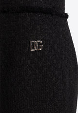 Dolce & Gabbana DG Logo High-Waist Skirt Black F4CX3T GDCLW-N0000