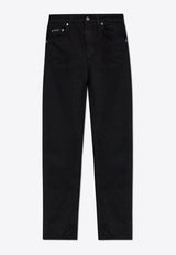 Dolce & Gabbana Logo Tag Boyfriend Jeans Black FTAIAD G8KD1-S9001