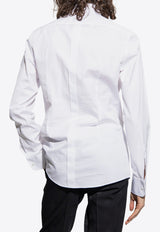 Dolce & Gabbana Long-Sleeved Tuxedo Shirt White G5EN5T FU5U8-W0800