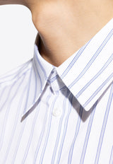 Dolce & Gabbana Long-Sleeved Striped Shirt White G5LB0T FR5Z0-S8051