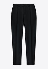 Dolce & Gabbana Straight-Leg Tailored Wool Pants Black GW13ET FU21Q-N0000