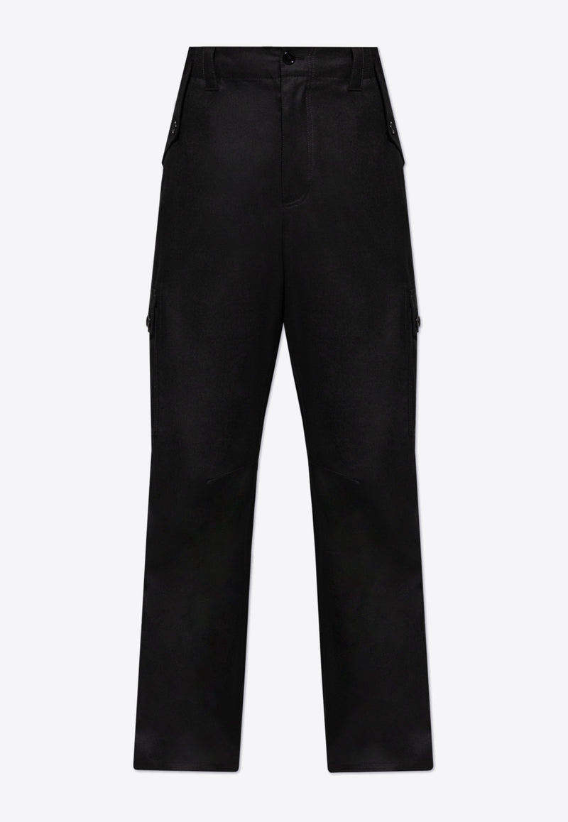 Dolce & Gabbana Wool Cargo Pants Black GV3OHT FU21Q-N0000