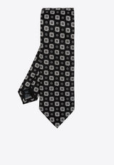 Dolce & Gabbana Silk Patterned Tie Black GT147E G0JRJ-N0004