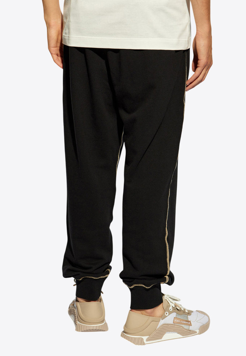 Dolce & Gabbana DG Logo Print Track Pants Black GV3CXT G7NQD-N0000