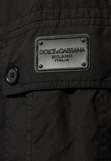 Dolce & Gabbana Straight-Leg Cargo Pants Black GV3OHT G8LD9-N0000