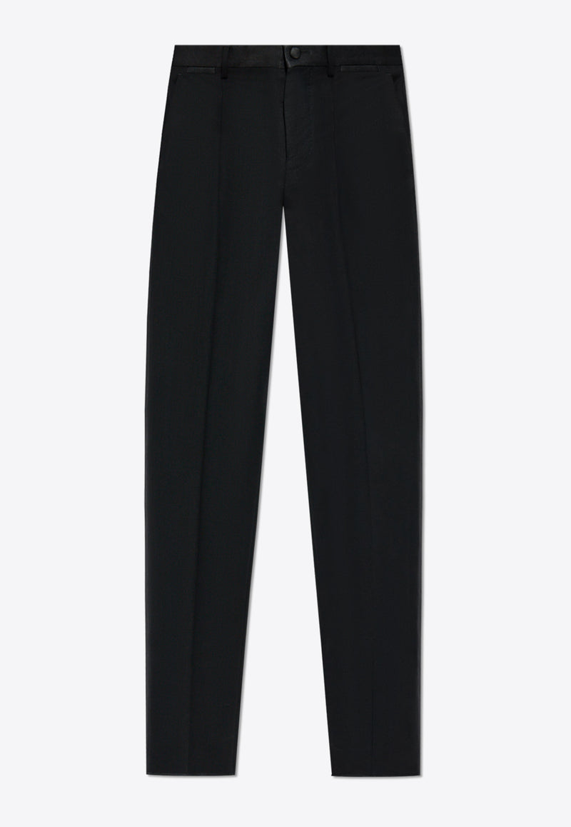 Dolce & Gabbana Wool Tailored Pants Black GWZMXT GG861-N0000