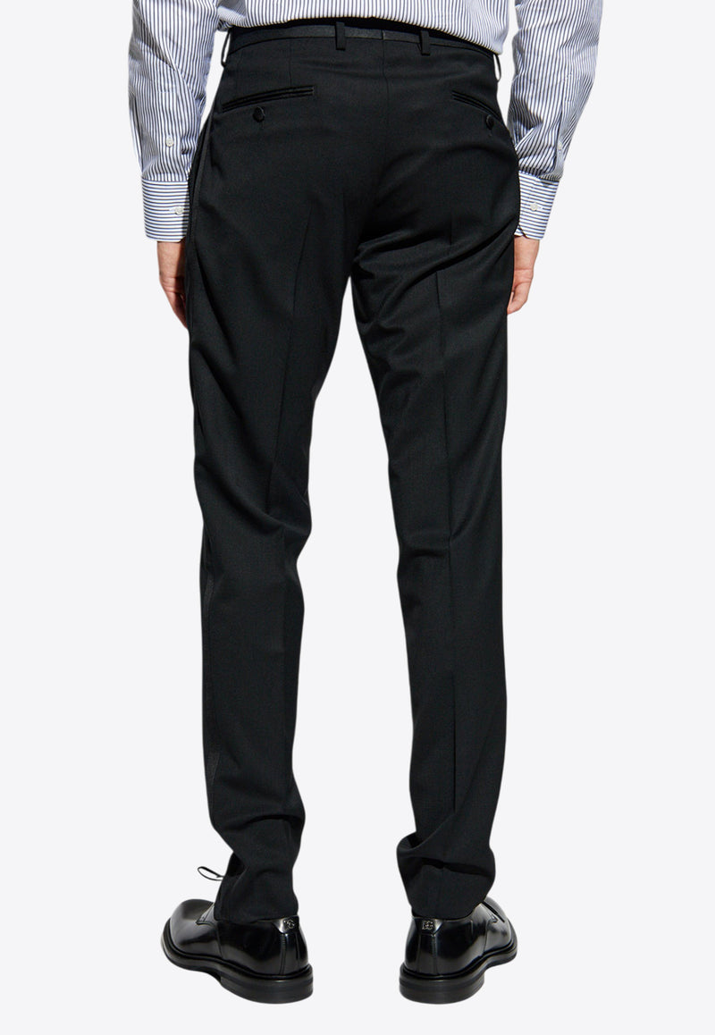 Dolce & Gabbana Wool Tailored Pants Black GWZMXT GG861-N0000