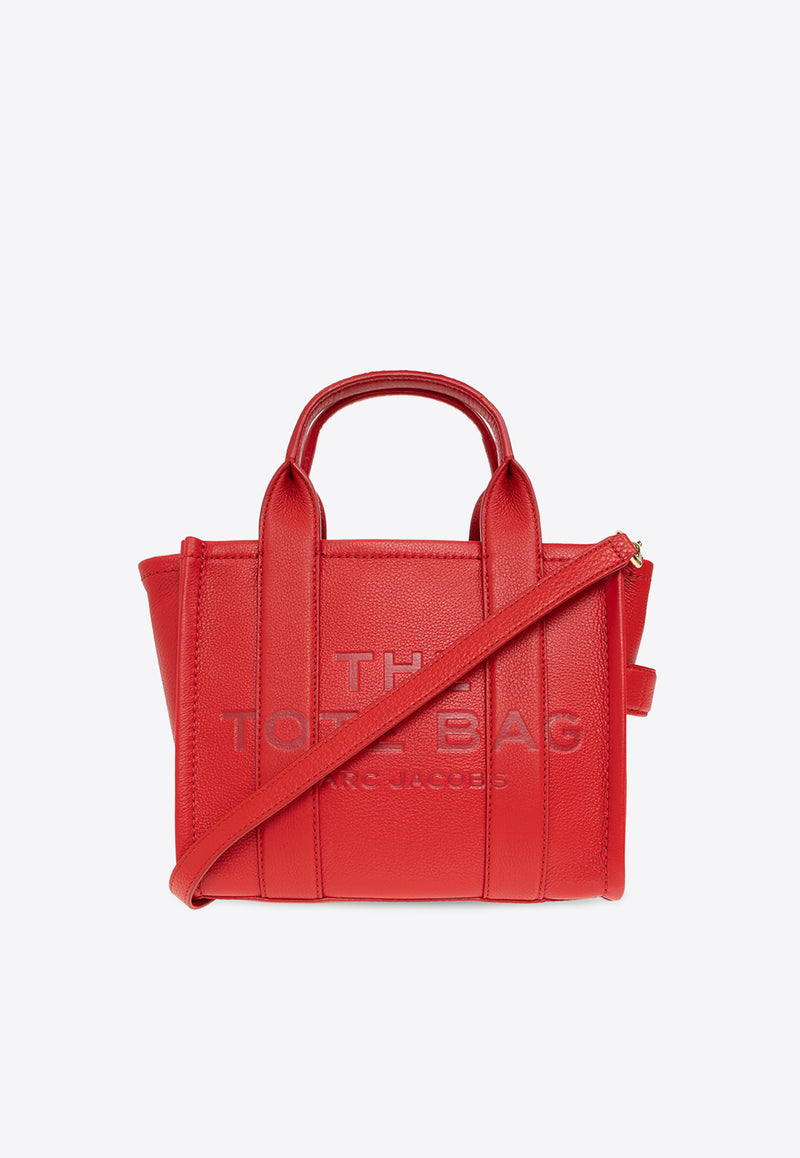 Marc Jacobs Small Grained Leather Tote Bag Red H009L01SP21 0-617