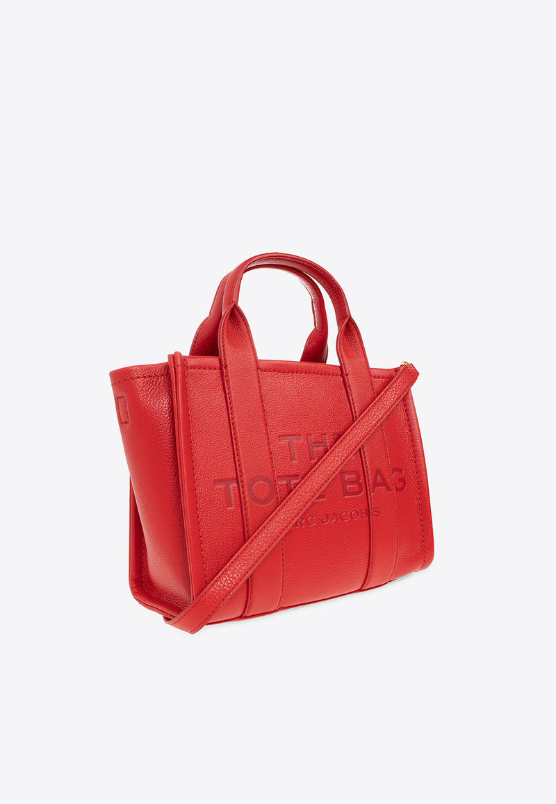 Marc Jacobs Small Grained Leather Tote Bag Red H009L01SP21 0-617