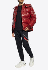 Moncler Maljasset Zip-Up Down Jacket Red J20911A00006 5963V-438