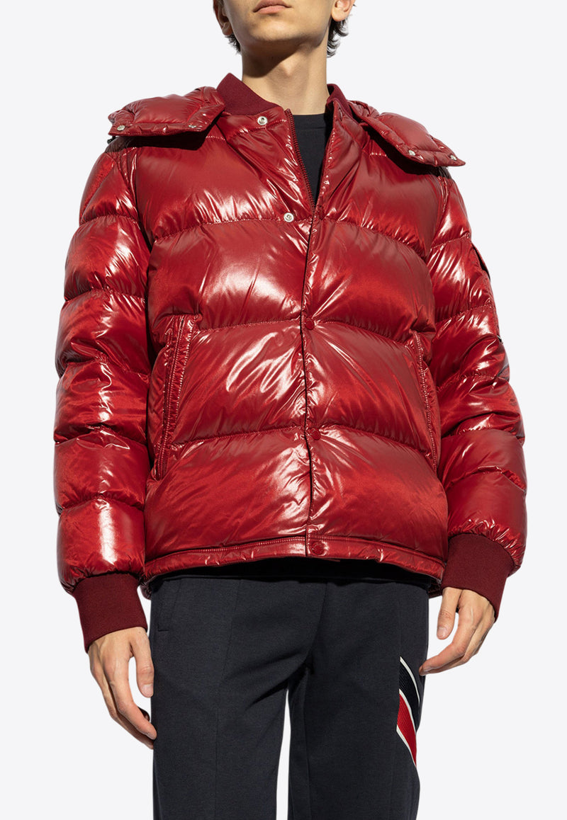 Moncler Maljasset Zip-Up Down Jacket Red J20911A00006 5963V-438