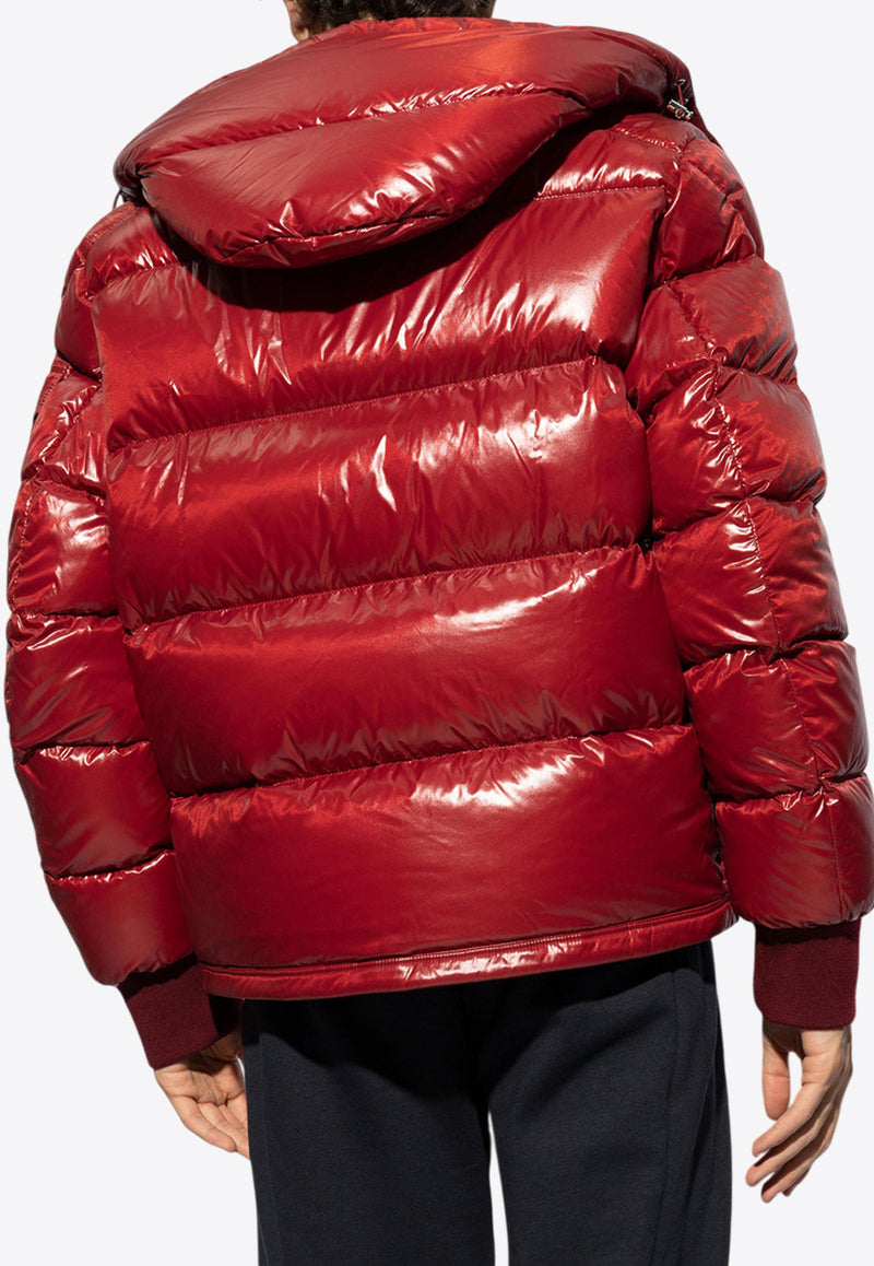 Moncler Maljasset Zip-Up Down Jacket Red J20911A00006 5963V-438