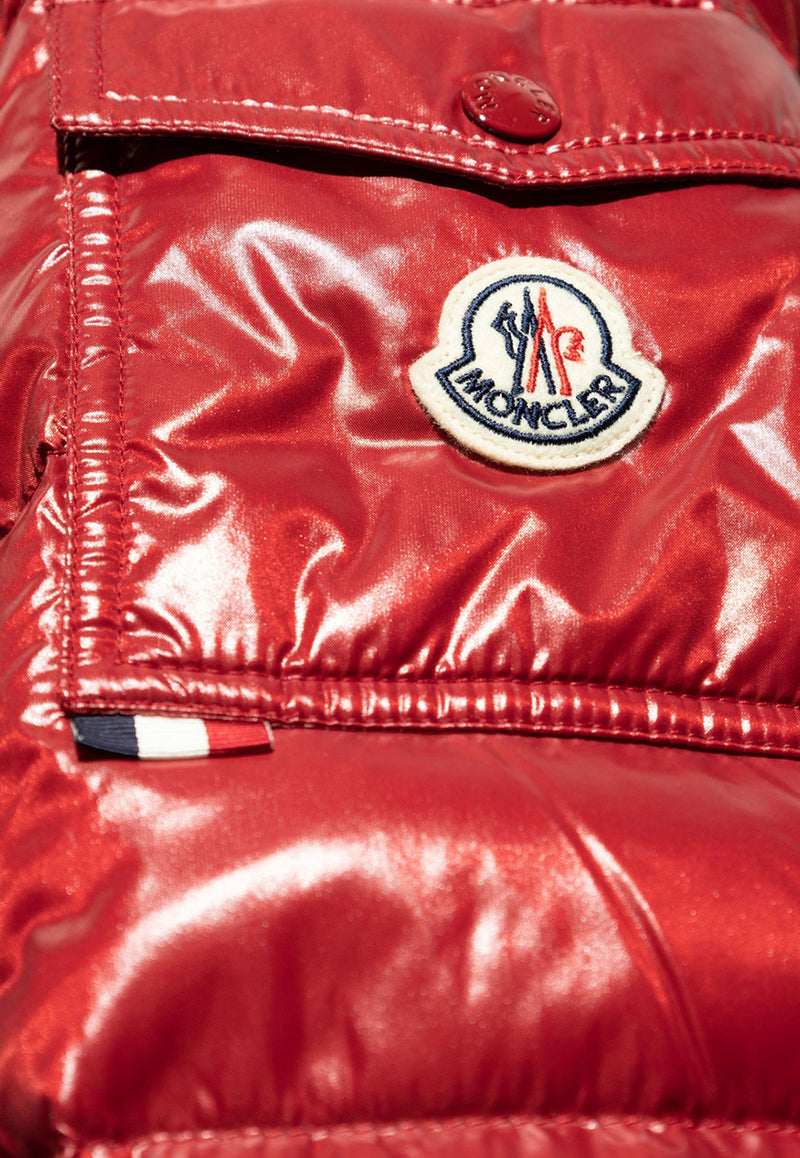 Moncler Maljasset Zip-Up Down Jacket Red J20911A00006 5963V-438