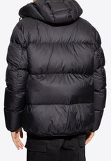 Moncler Masac Zip-Up Hooded Down Jacket Black J20911A00195 597Y2-999