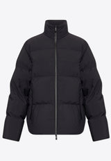 Moncler Misonet Zip-Up Short Down Jacket Black J20911A00125 597RR-786