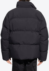 Moncler Misonet Zip-Up Short Down Jacket Black J20911A00125 597RR-786