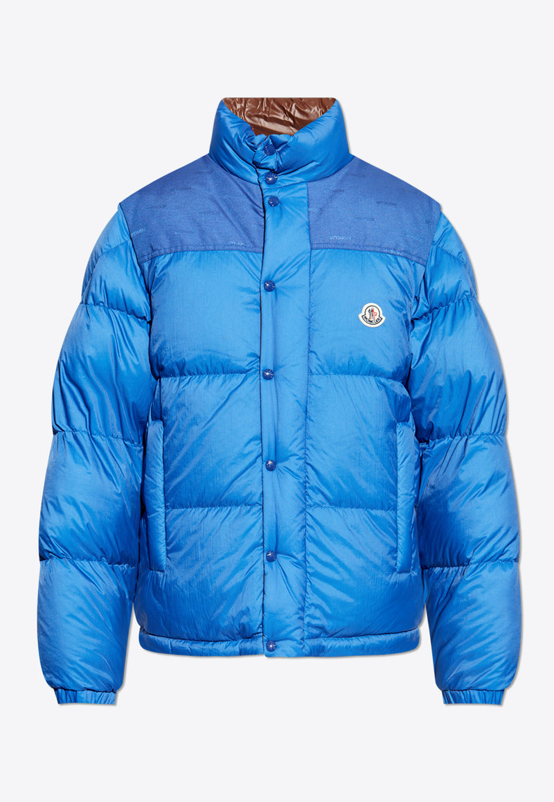 Moncler Verone Reversible Short Down Jacket Blue J20911A00211 5985T-735