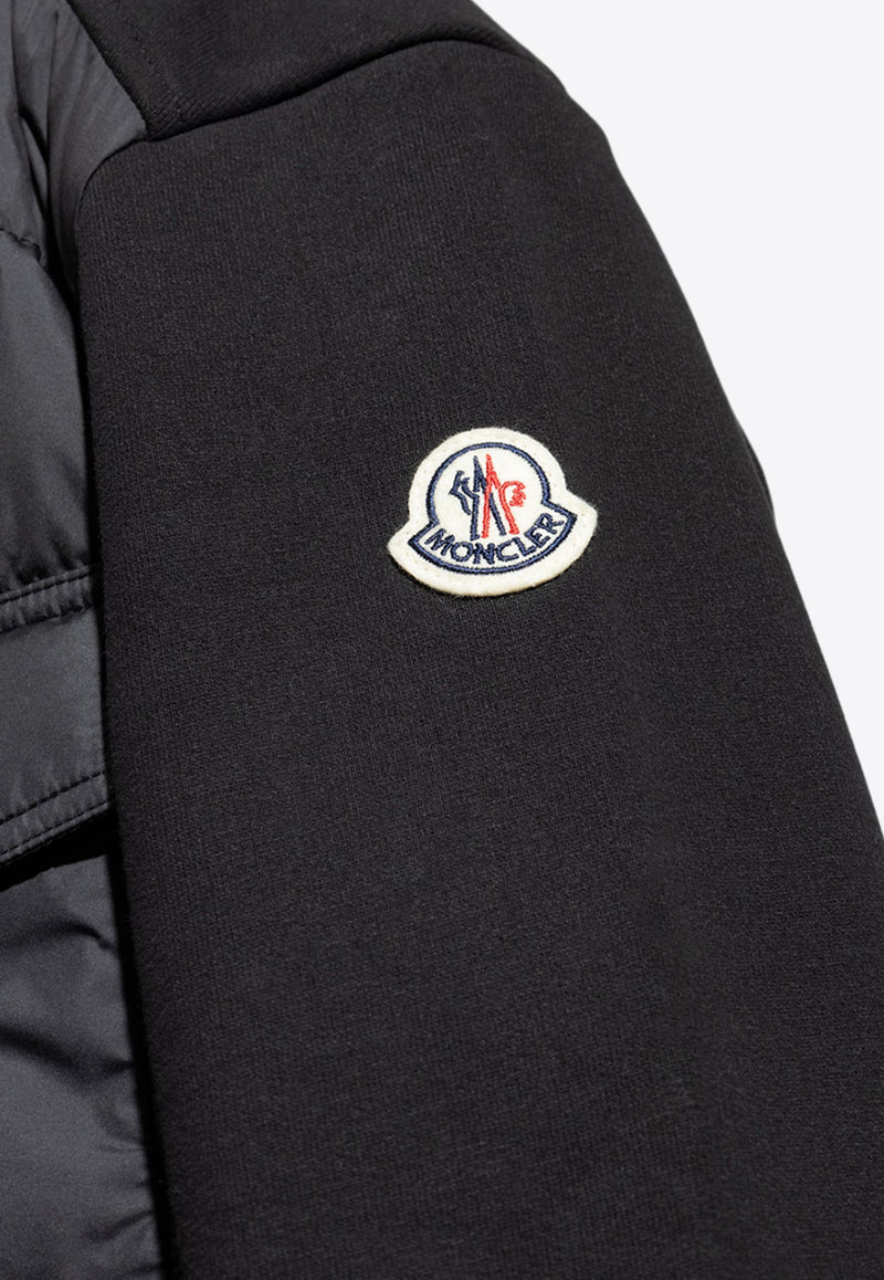 Moncler Padded Zipped Cardigan Black J20918G00033 89AHS-999