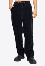 Moncler Straight-Leg Corduroy Pants Blue J20912A00033 549UU-779