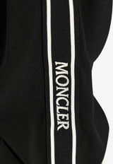 Moncler Side Logo Satin Track Pants Black J20932A00011 596WF-999