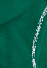 Dolce & Gabbana Kids Boys Logo Print Hooded Sweatshirt Green L4JWKI G7NVV-V0403