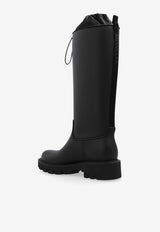 Moncler Kickstream Knee-High Rain Boots Black J209B4G00070 M4522-999