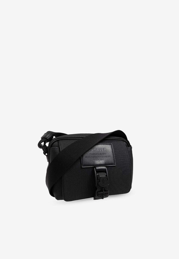 Moncler Nakoa Logo Tag Messenger Bag Black J209A5L00007 M3817-999