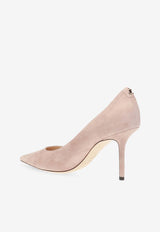 Jimmy Choo Love 85 Suede Leather Pumps Ballet Pink LOVE 85 BWJ-BALLET PINK