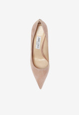 Jimmy Choo Love 85 Suede Leather Pumps Ballet Pink LOVE 85 BWJ-BALLET PINK