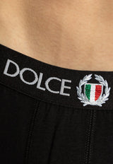 Dolce & Gabbana Logo Band Jersey Boxers Black M4C03J ONN94-N0000